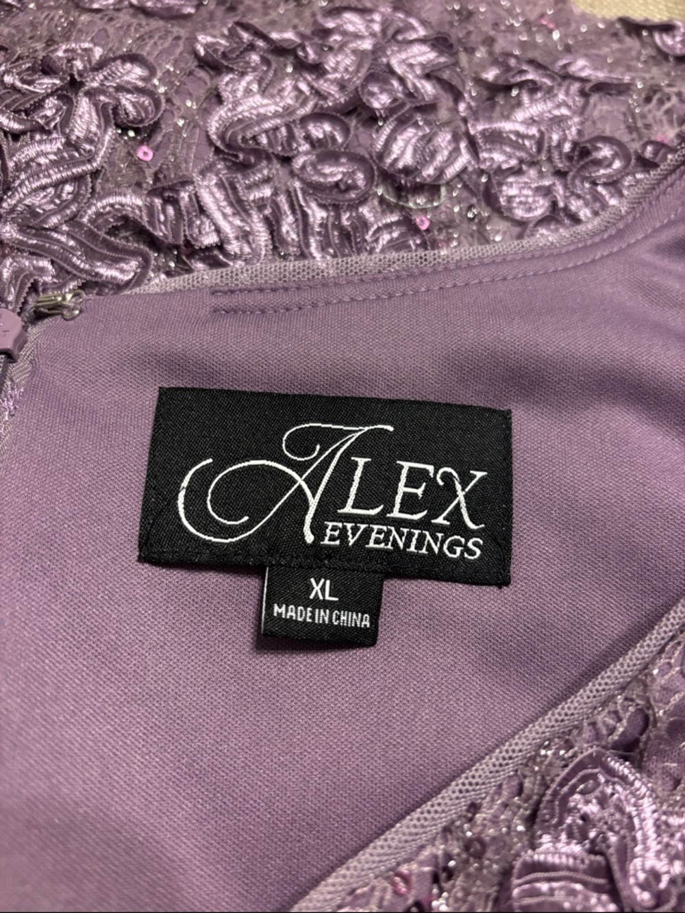 Alex Evenings Embroidered Sequin Top - Picture 7 of 11